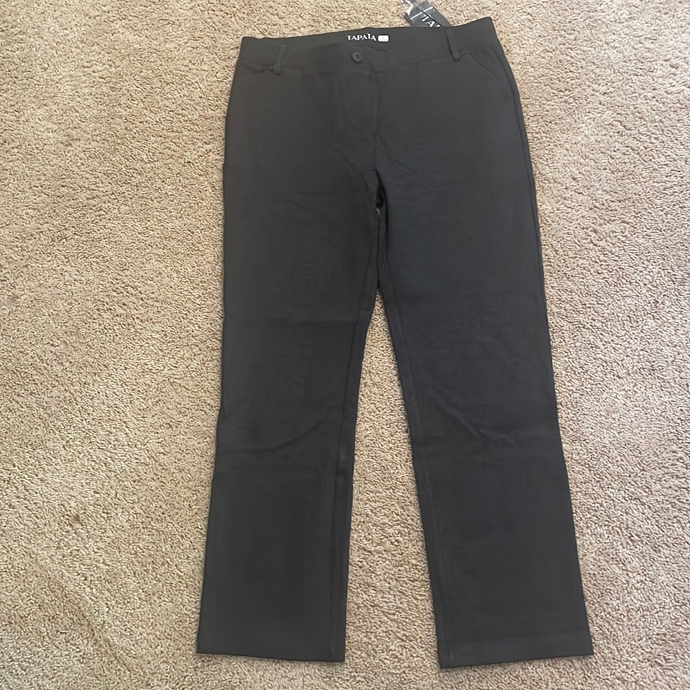 Tapata Women's Stretchy Straight Dress Pants with Pockets for Office and Work